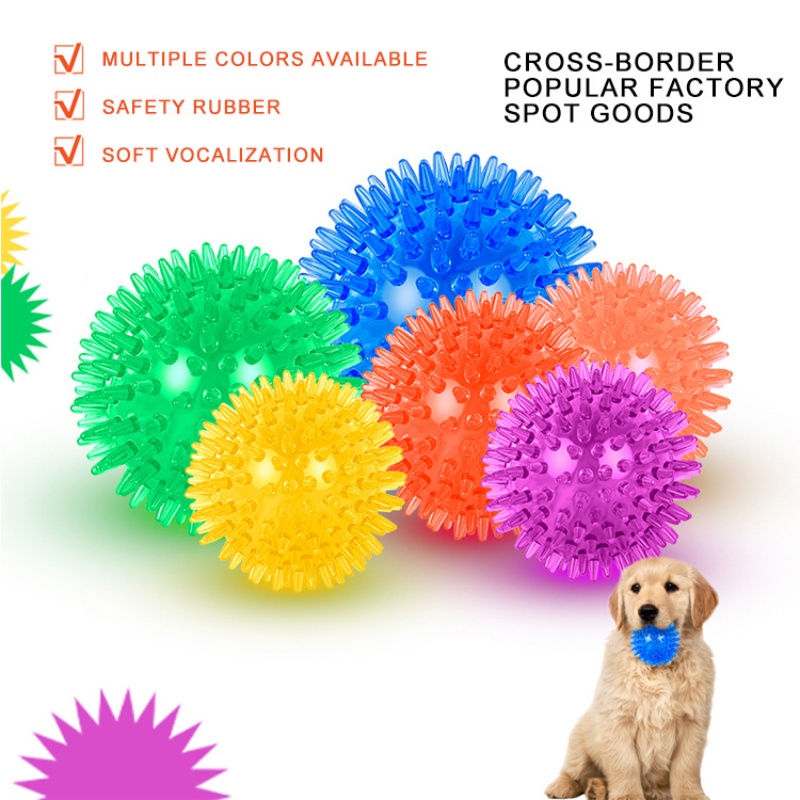 Interactive Squeaky Plush Dog Toy - Pet Toy Ball for Cats And