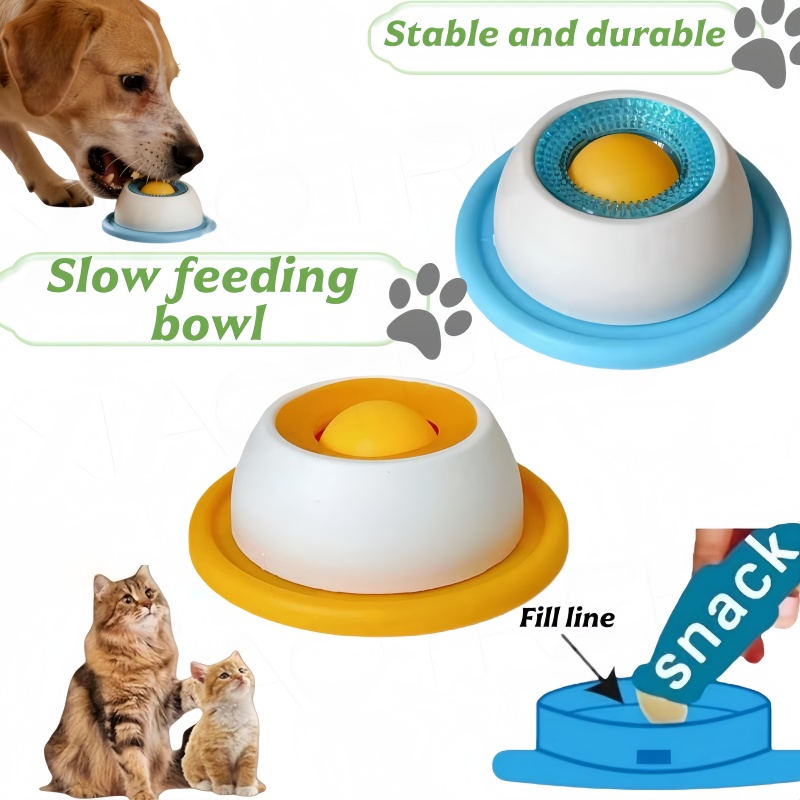 Dog Puzzle Feeder Toy - Pet Slow Food Bowl Dog Cat