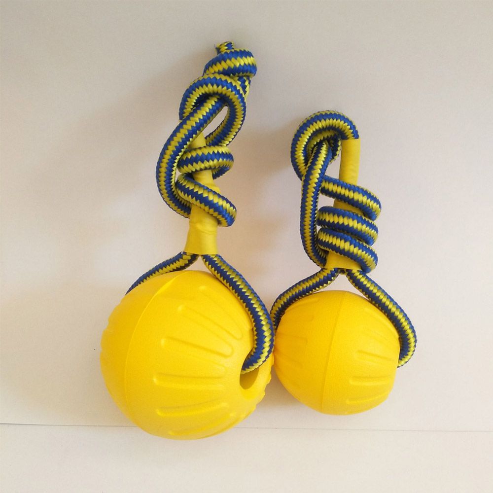 7cm/9cm Yellow Indestructible  - Suction Cup Dog Tug Toy recension och pris