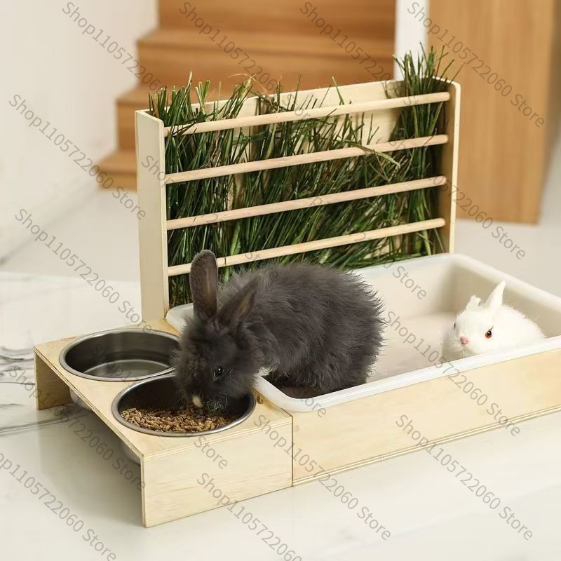 Wooden Rabbit Hay Feeder, Mini - Pet Feeders recension och pris
