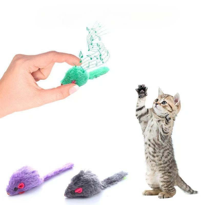 Cat Mouse Toy Squeaky Prefille - Catnip Interactive Plush Mouse recension och pris