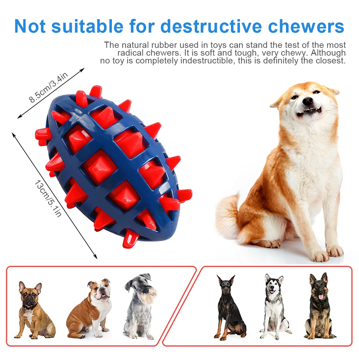 1/2Pcs Squeaky Dog Chew Toys I - Interactive Squeaky Plush Dog Toy recension och pris