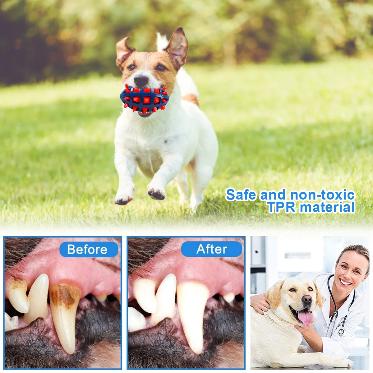 1/2Pcs Squeaky Dog Chew Toys I - Interactive Squeaky Plush Dog Toy recension och pris