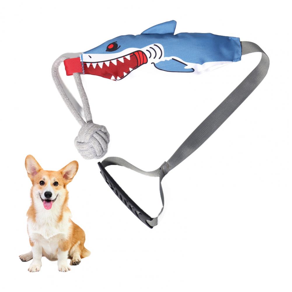 Shark Rope Tug Toy with Suctio - Suction Cup Dog Tug Toy recension och pris