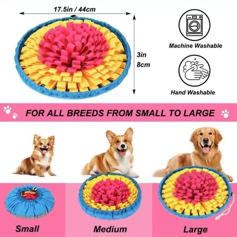 New Pet Sniffing Pad Flower-sh - Snuffle Mat For Dogs recension och pris