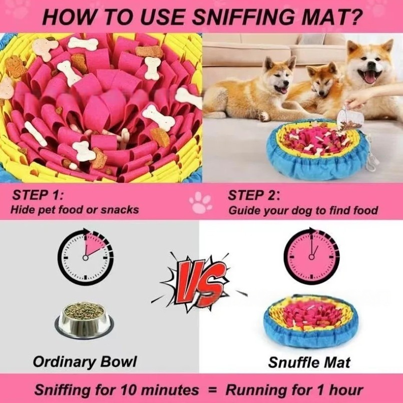 New Pet Sniffing Pad Flower-sh - Snuffle Mat For Dogs recension och pris