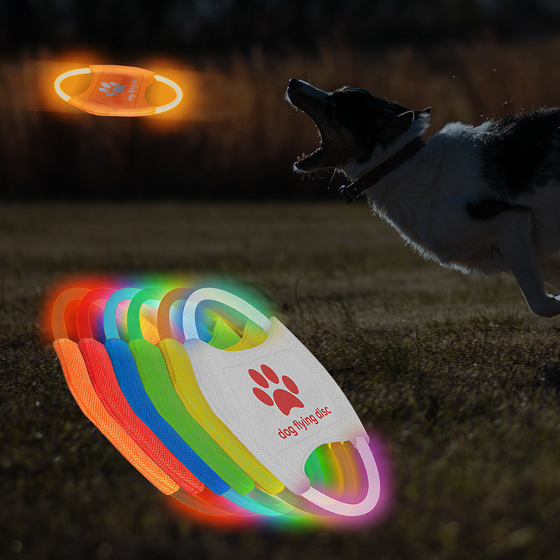 LED Dog Flying Disc,LED Light  - Flying Disc Dog Training Toy recension och pris