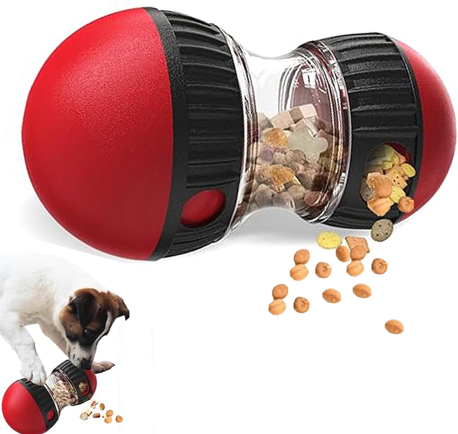 Dog Toys & Adjustable Slow Fee - Dog Puzzle Feeder Toy recension och pris