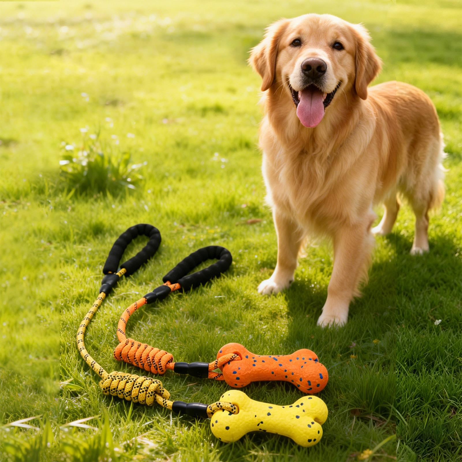 Rope Toy Chew Teething With Ha - Dog Rope Toy Aggressive Chewers recension och pris