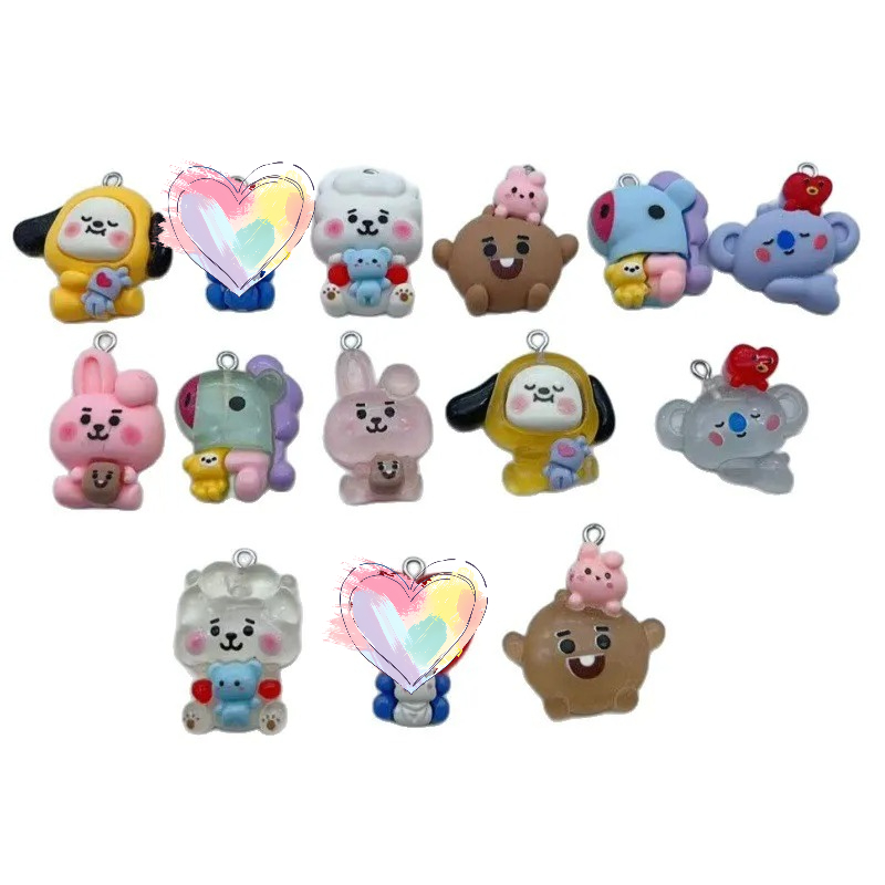 BT21 colorful cartoon resin tr - Dog Toys recension och pris