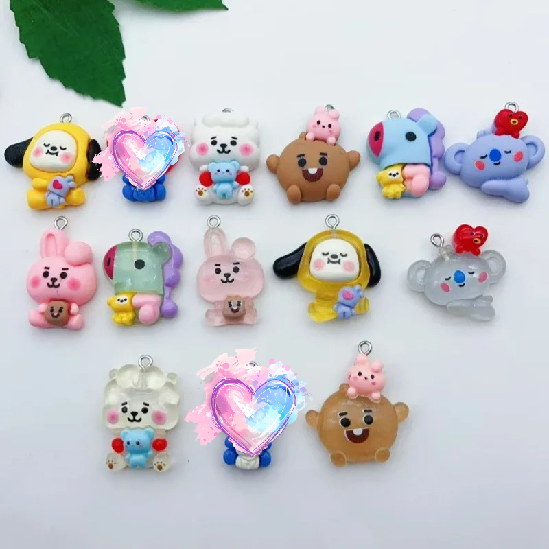 BT21 colorful cartoon resin tr - Dog Toys recension och pris