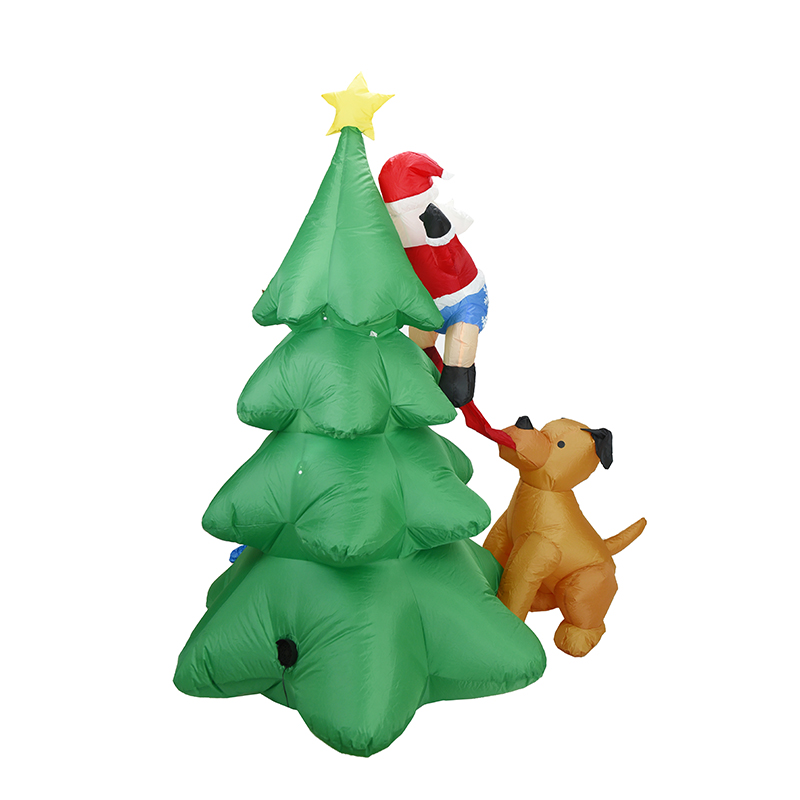 6.5ft Inflatable Christmas Inf - Suction Cup Dog Tug Toy recension och pris