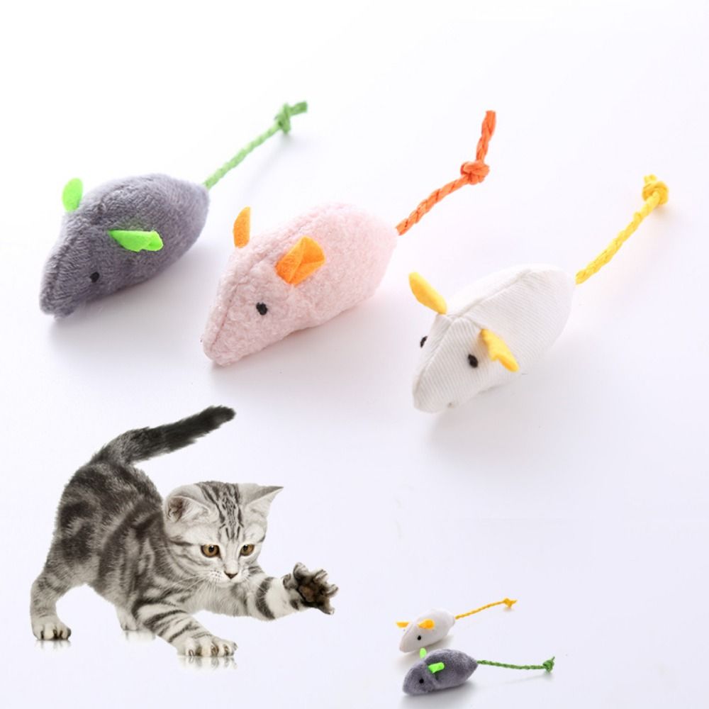 2pcs Funny Plush Soft Interact - Catnip Interactive Plush Mouse recension och pris