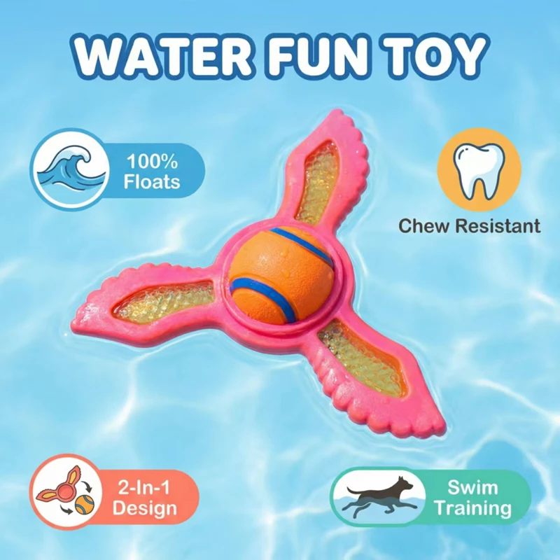 Dog Interactive Floating Fly D - Flying Disc Dog Training Toy recension och pris