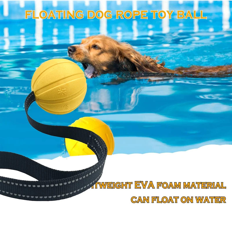 Durable Dog Toy Balls on a Rop - Dog Rope Toy Aggressive Chewers recension och pris