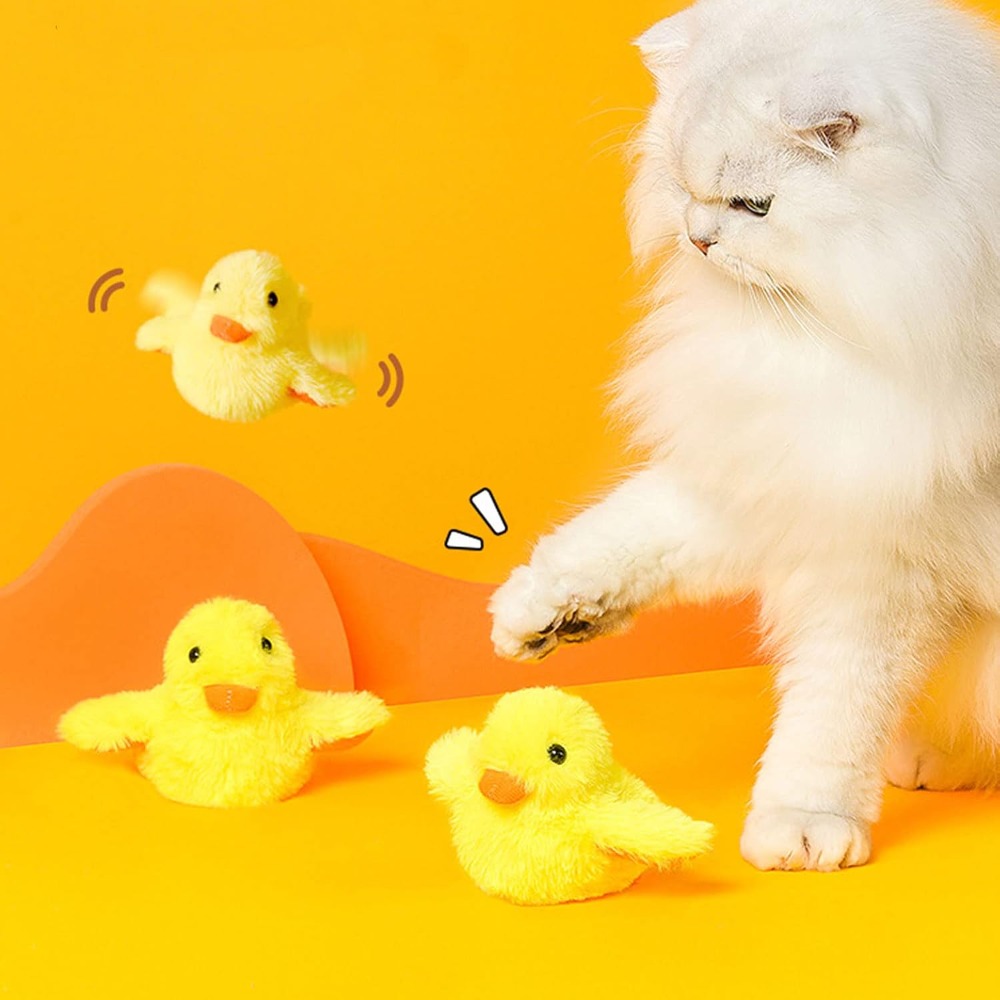 Electric Duck Cat Toy Interact - Catnip Interactive Plush Mouse recension och pris