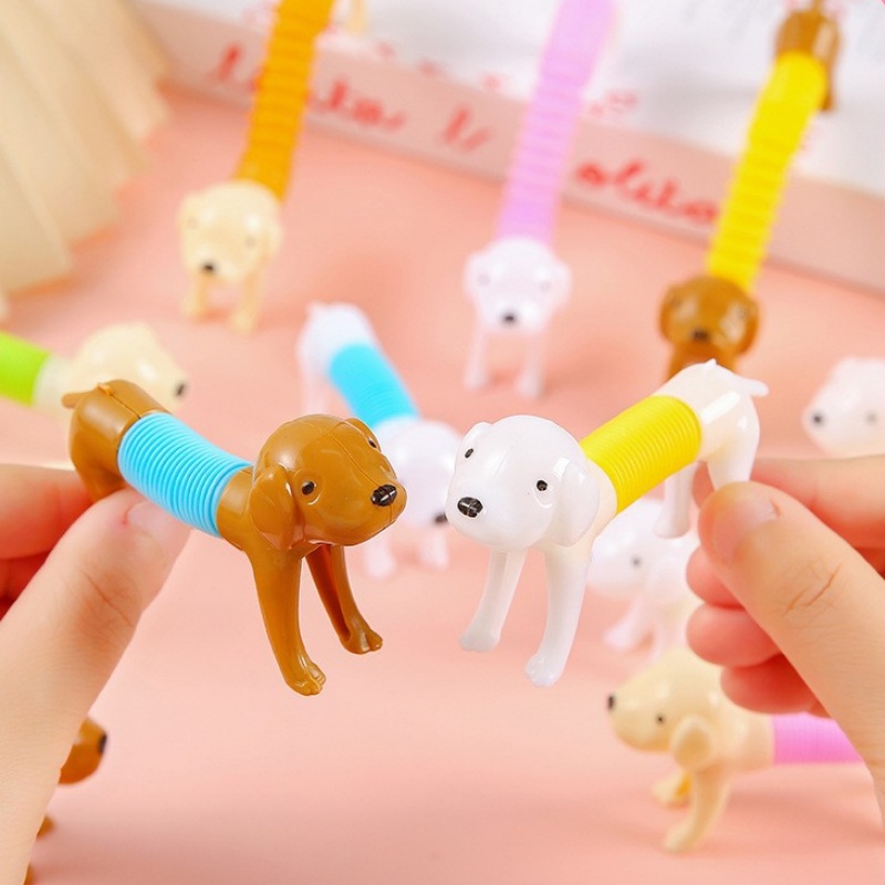 Durable Colorful Stretchable D - Interactive Squeaky Plush Dog Toy recension och pris