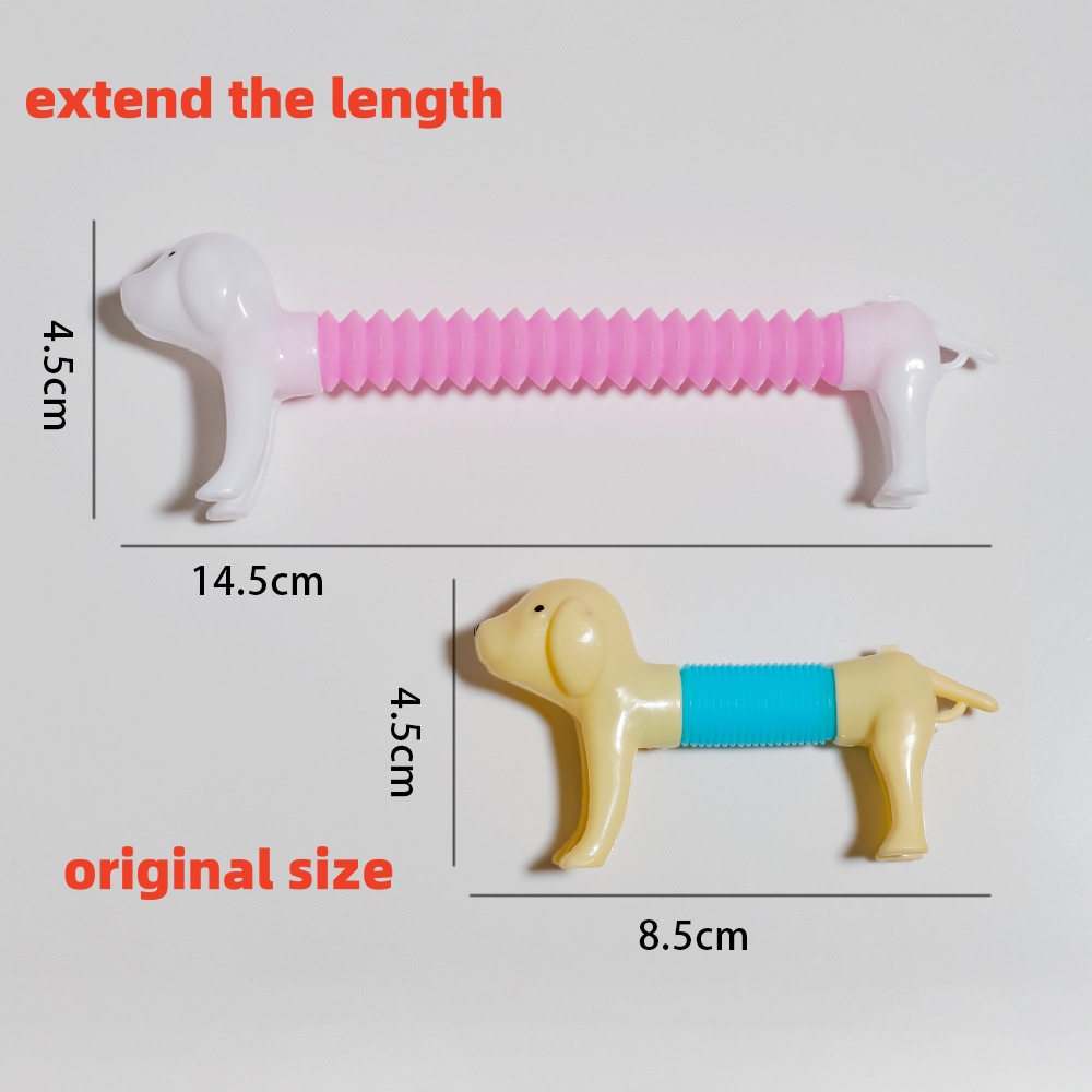 Durable Colorful Stretchable D - Interactive Squeaky Plush Dog Toy recension och pris