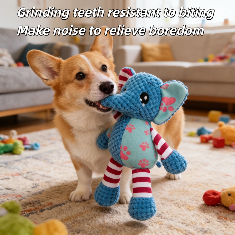 Interactive Splicing Style Pet - Interactive Squeaky Plush Dog Toy recension och pris